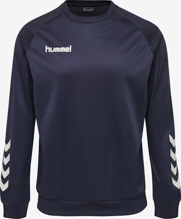 Hummel Athletic Sweatshirt 'Poly' in Blue: front