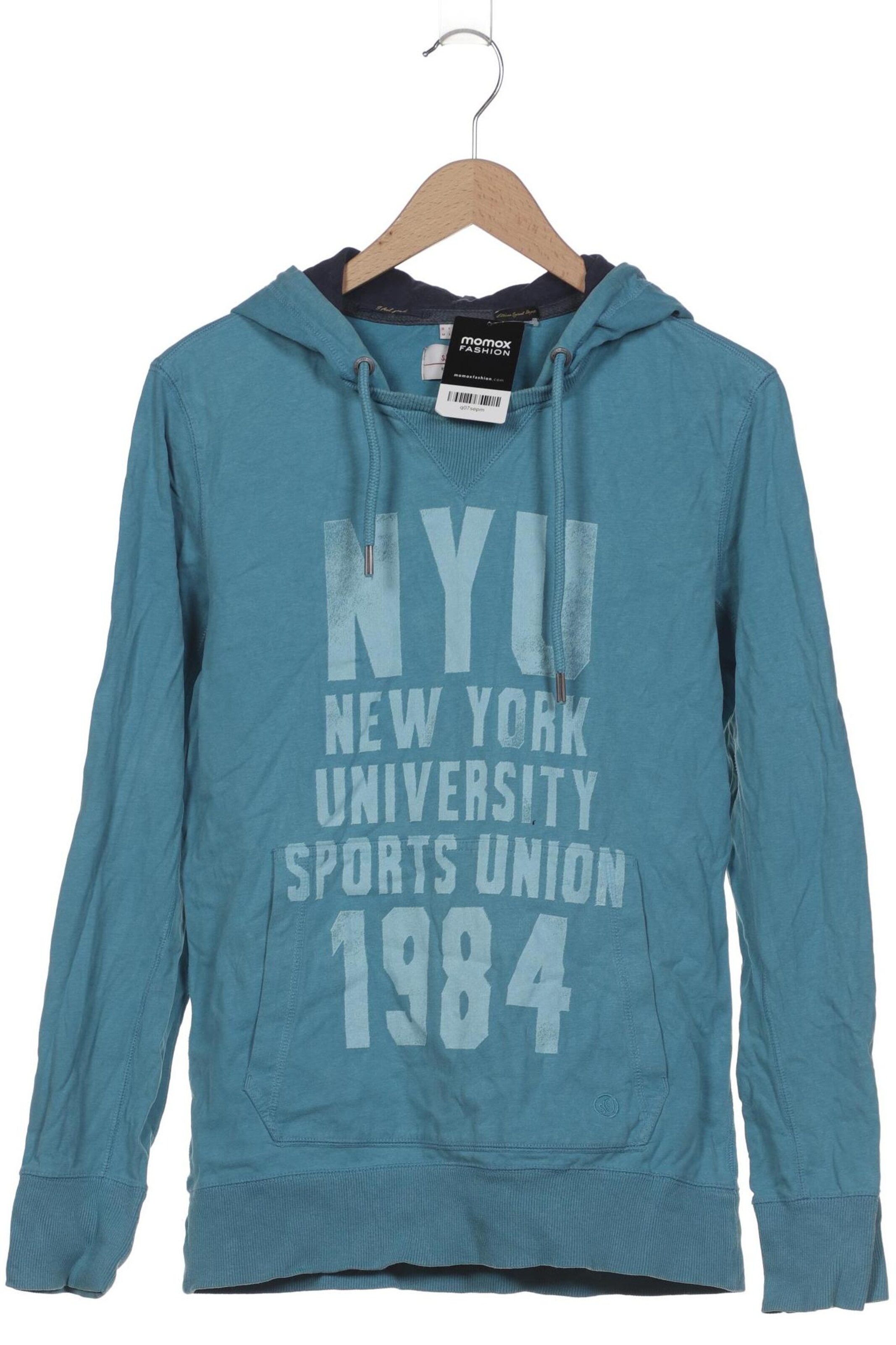 s.Oliver Kapuzenpullover M in Blau: Vorderseite