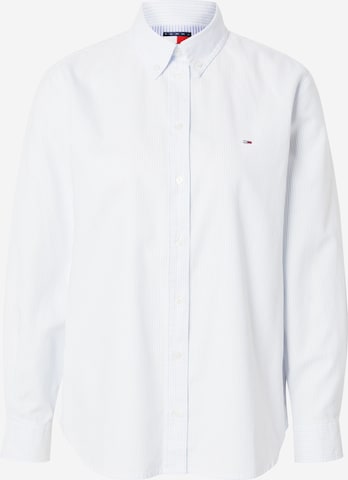 Chemisier Tommy Jeans en bleu : devant