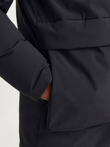 JACK & JONES Tussenparka 'JCOCharlie' in Zwart