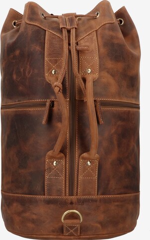 GREENBURRY Backpack in Brown: front