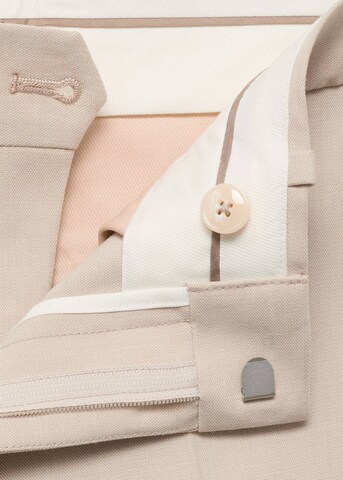 MANGO MAN Regular Pleated Pants 'Paris' in Beige