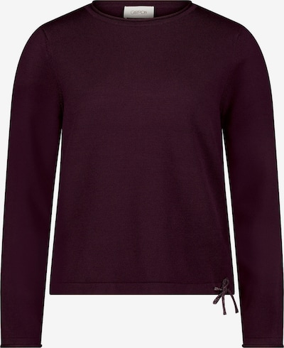 Cartoon Strickpullover mit Rundhalsausschnitt in XS in bordeaux, Produktansicht