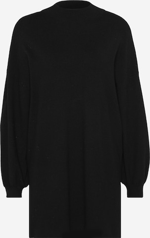 Vero Moda Petite Πλεκτό φόρεμα 'VMNANCY' σε μαύρο: μπροστά