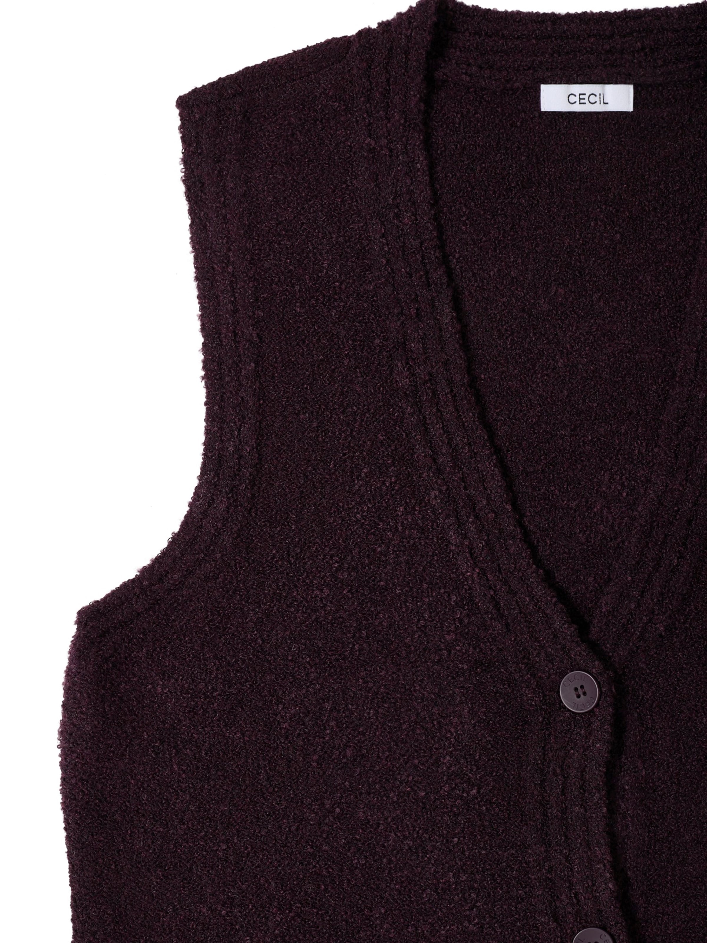 Cardigan CECIL en violet