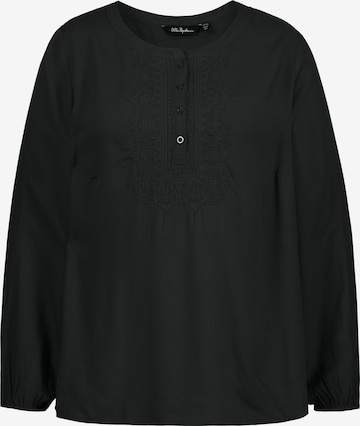 Ulla Popken Blouse in Zwart: voorkant