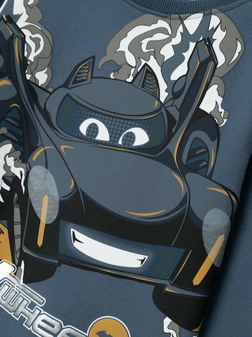 NAME IT Sweatshirt 'NMMSEPP BATWHEELS' in Blue