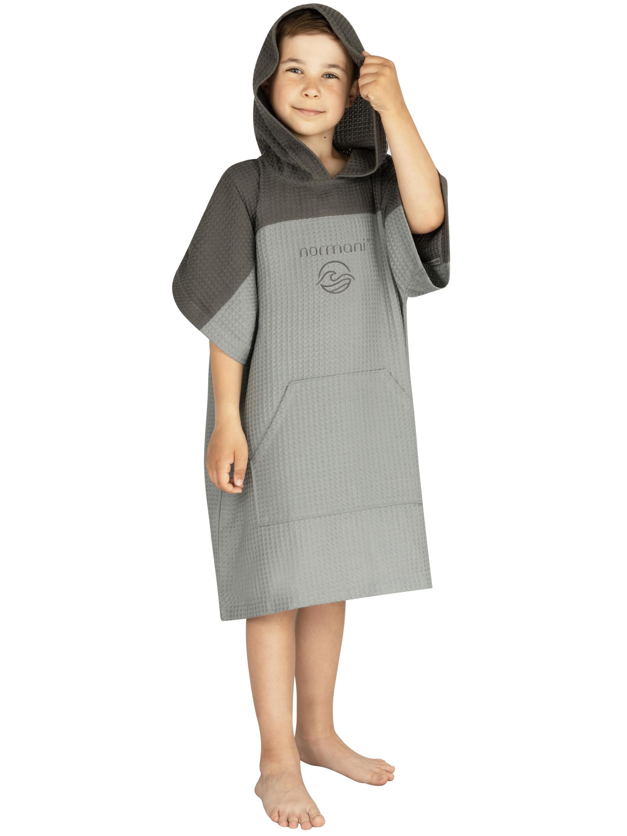 normani Badjas ' Baku ' in Grijs: voorkant