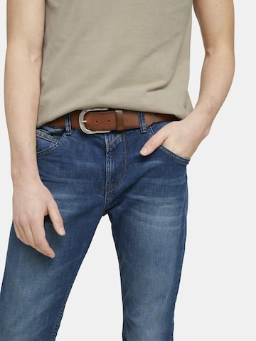 TOM TAILOR DENIM Belt 'JOE' in Brown