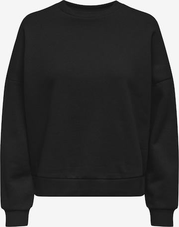 ONLY Sweatshirt in Zwart: voorkant