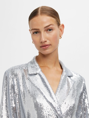 OBJECT Sukienka koktajlowa 'Ginger' w kolorze srebrny