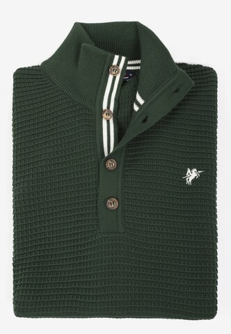 DENIM CULTURE - Jersey 'Lindon' en verde