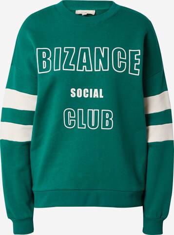 Bizance Paris Sweatshirt 'STEEVE' in Grün: predná strana