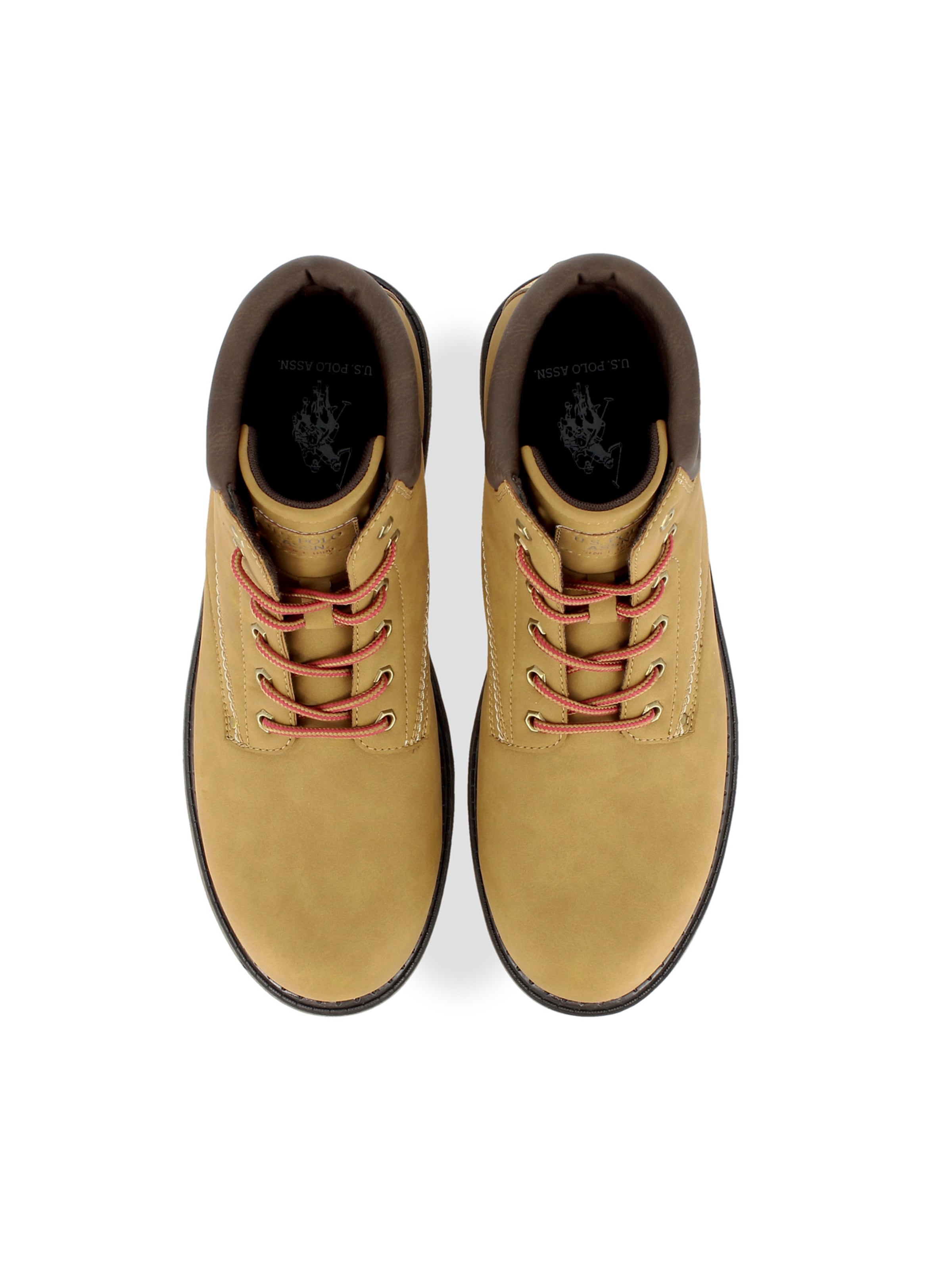 Bottines à lacets 'Ohio' US POLO ASSN. en beige