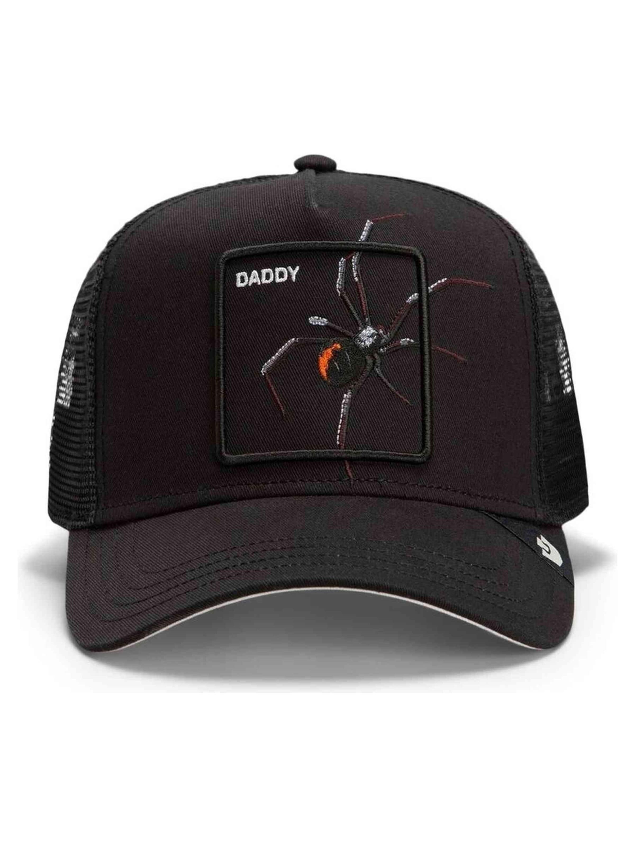 GOORIN Bros. Pet 'Gorra goorin bros negra ara=D1a over the line spider trucker cap' in Zwart: voorkant