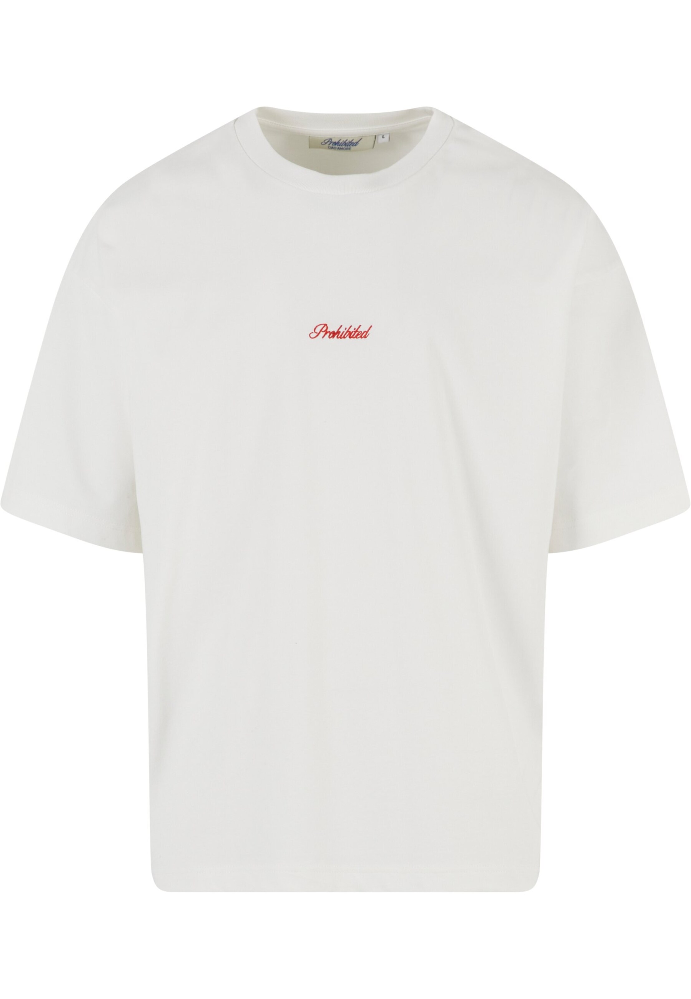 Prohibited Tričko - Biela: predná strana