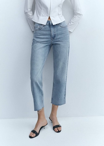 Regular Jeans 'Blanca' de la MANGO pe albastru