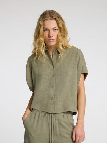 Camicia da donna 'SLFViva' di SELECTED FEMME in verde: frontale