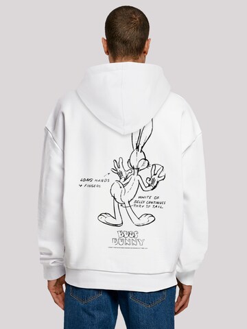 Sweat-shirt F4NT4STIC en blanc : devant