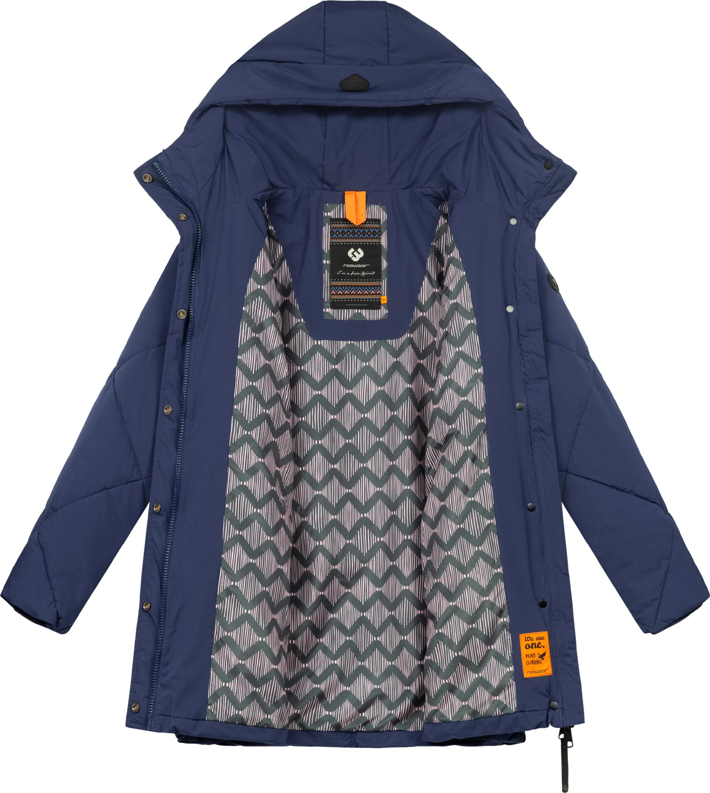 Manteau fonctionnel 'Diamanta' Ragwear en bleu