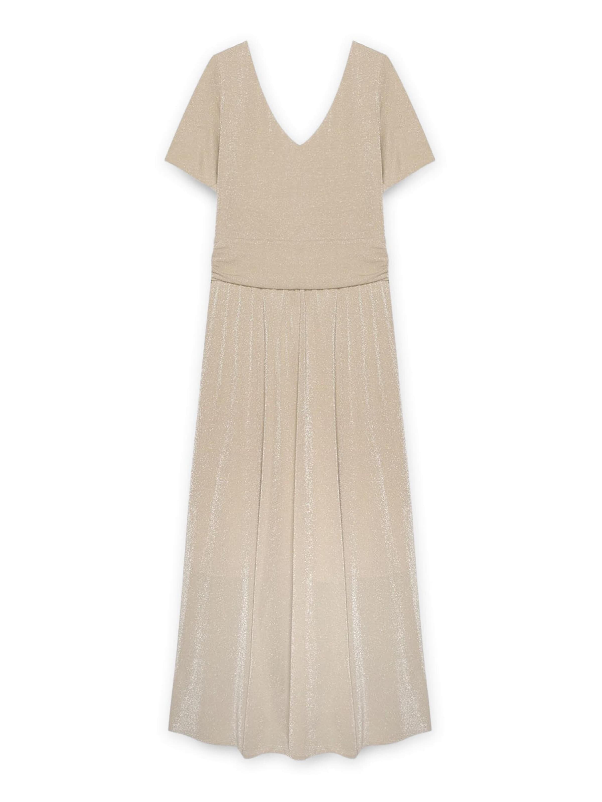 Fiorella Rubino Dress in Gold: front