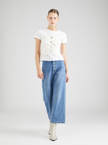 Dorothy Perkins Wide Leg Jeans in Blau