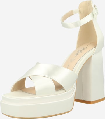 BUFFALO Strap Sandals 'BONNY' in White: front
