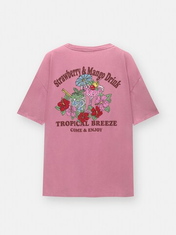 Pull&Bear Tričko – pink