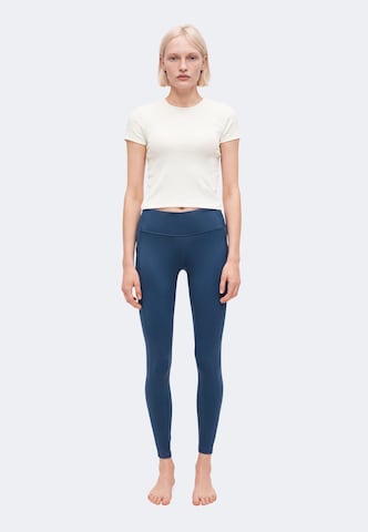 ENDURANCE Skinny Sportovní kalhoty 'Strong' – modrá