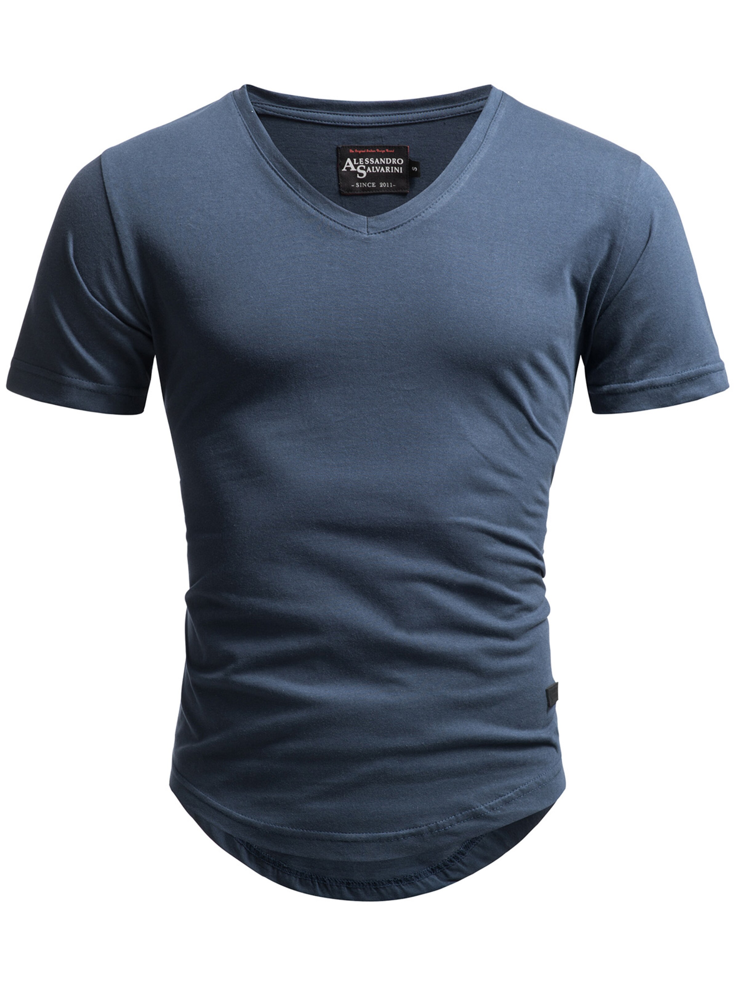 Alessandro Salvarini T-Shirt in Blau: Vorderseite