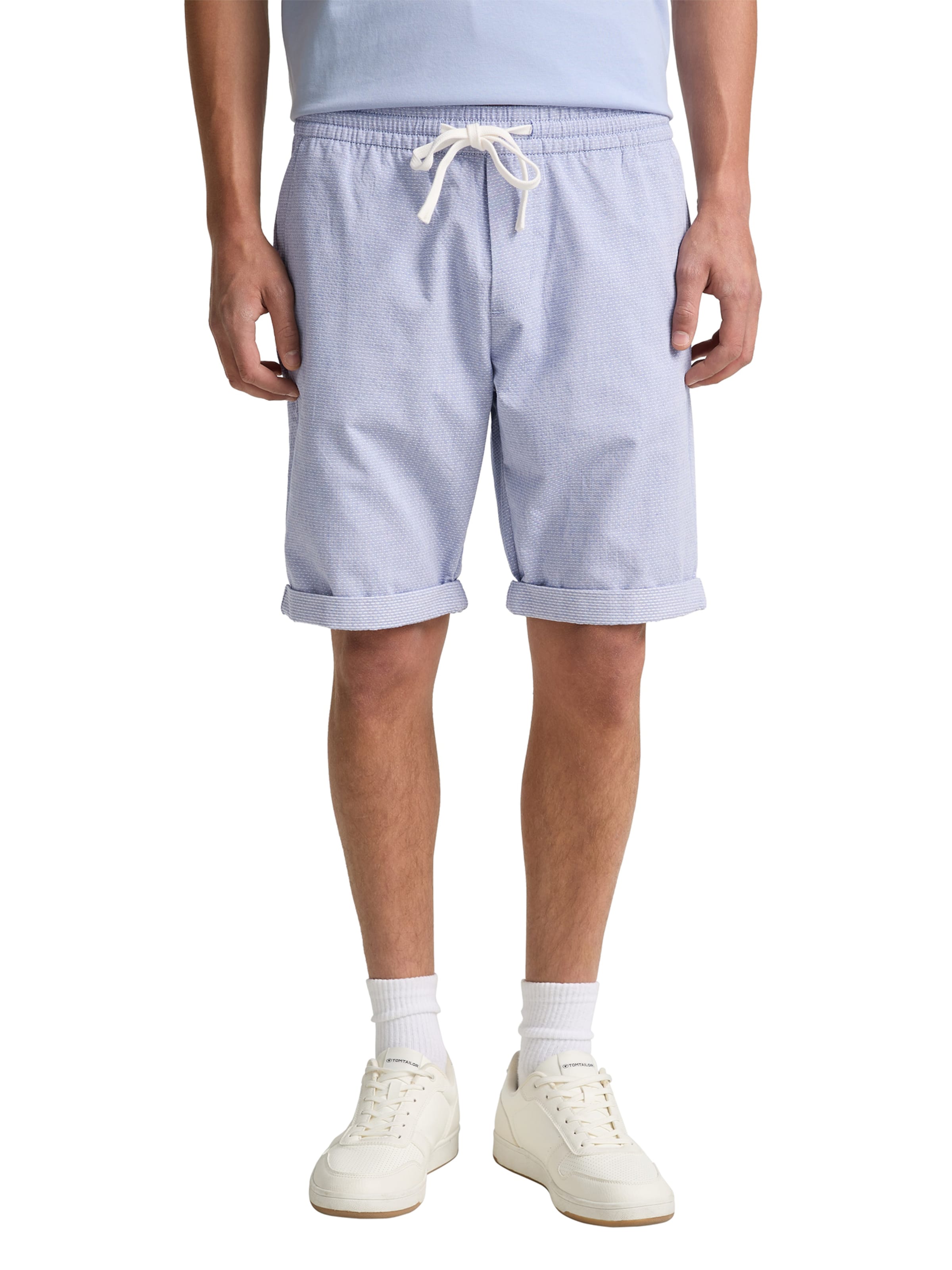 TOM TAILOR DENIM Regularen Hlače | modra barva: sprednja stran