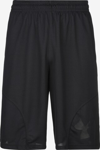 UNDER ARMOUR Loose fit Workout Pants 'Perimeter 11' in Black: front