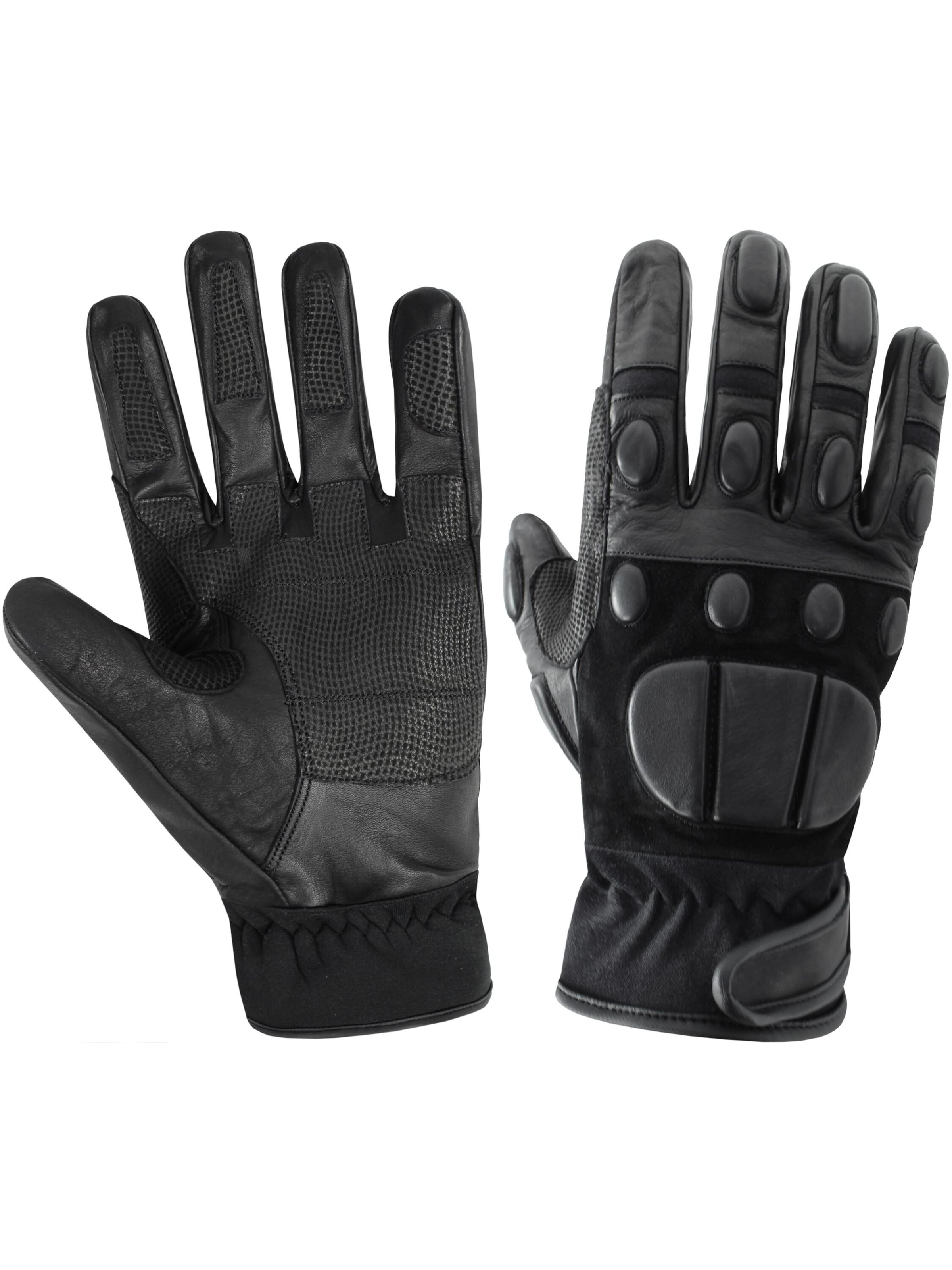 Gants ' WatchDog ' normani en noir : devant