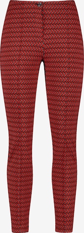 GERRY WEBER Slim fit Pants in Red: front