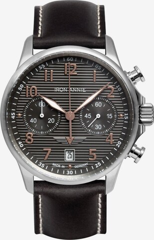 Iron Annie Analog Watch 'D-Aqui' in Silver: front