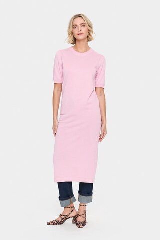 SAINT TROPEZ Jurk 'MilaSZ' in Roze: voorkant