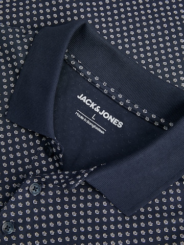 JACK & JONES Tričko 'JJMATHEO' – modrá
