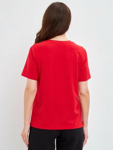 Cat e Lolette Shirt 'Sport Casual Cat'‌‌ in Rot
