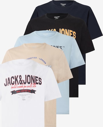 JACK & JONES Shirt in Beige: front
