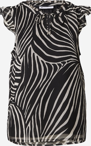 STREET ONE Blouse in Zwart: voorkant