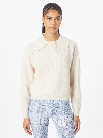 PIECES Sweater 'Noa' in Beige: front