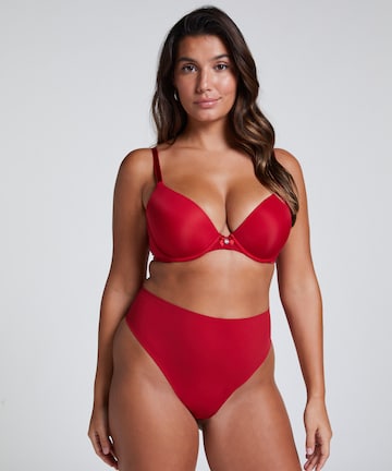 Hunkemöller String in Rot: Vorderseite