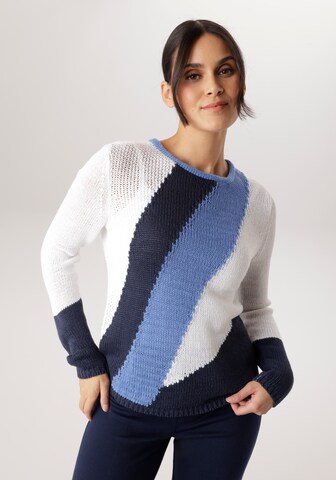 Aniston SELECTED Sweater in White: front