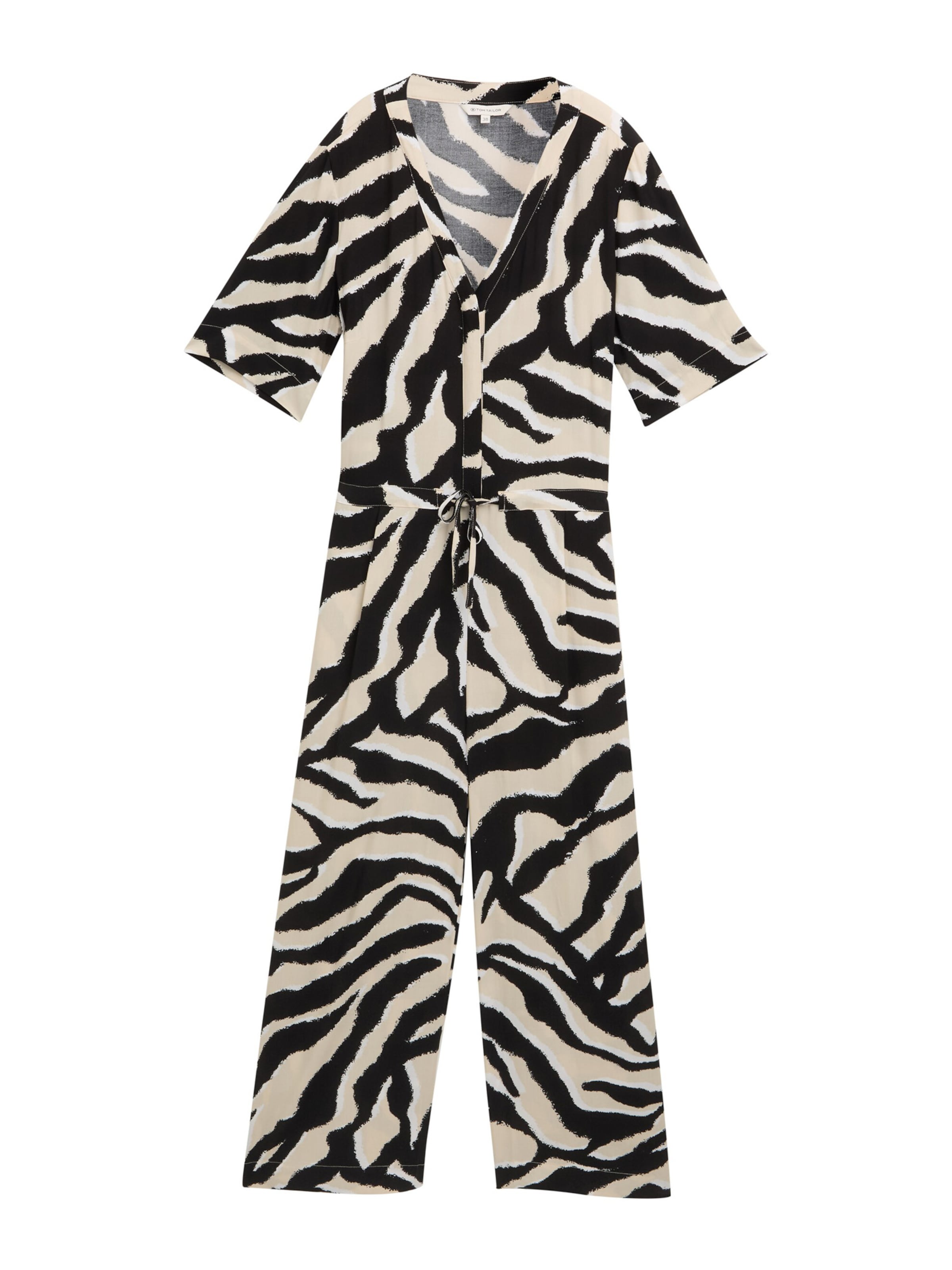 TOM TAILOR Jumpsuit in Beige: front