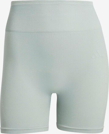 ADIDAS PERFORMANCE - Calças de desporto 'Essentials' em verde: frente