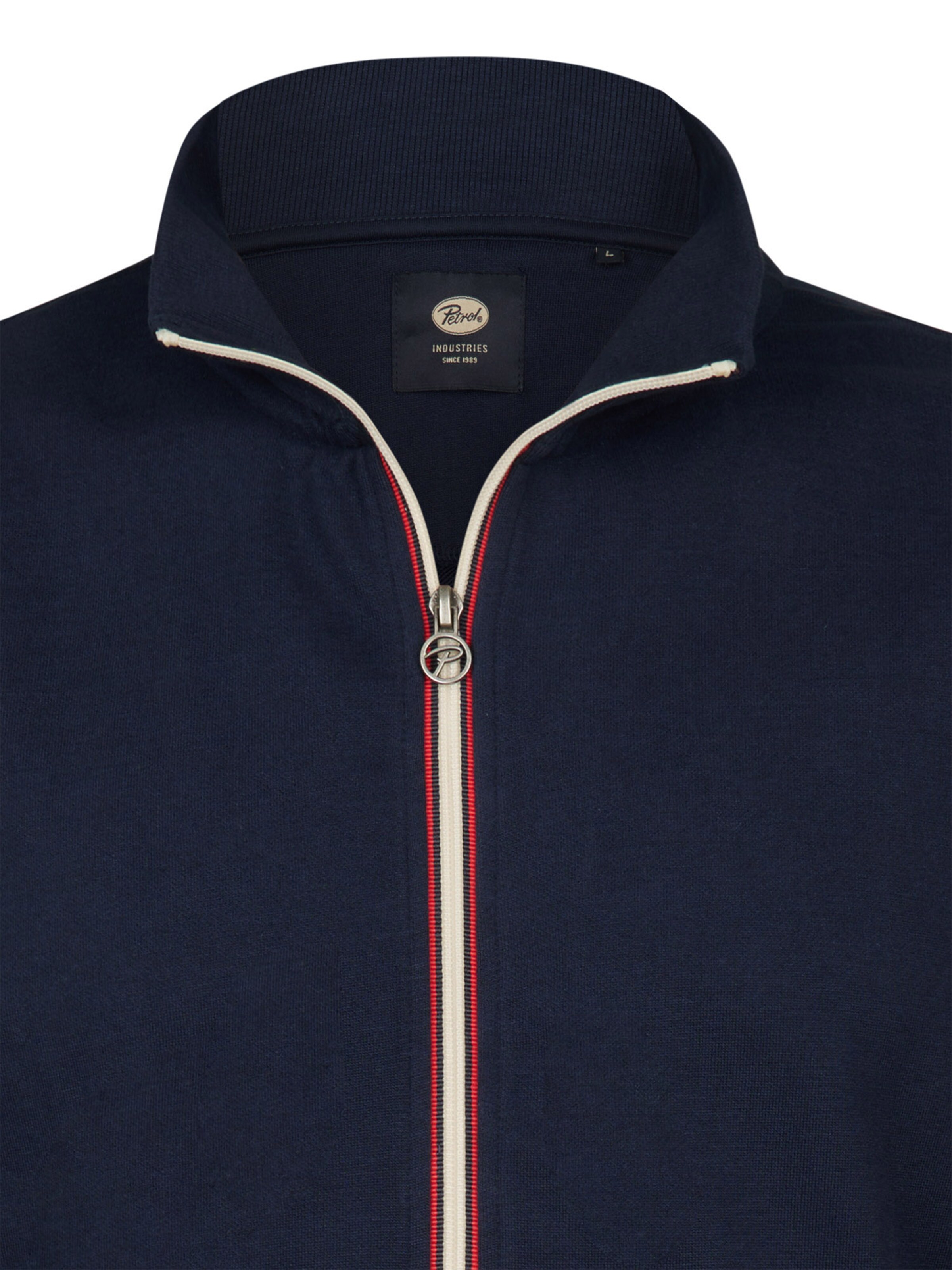 Petrol Industries Кофта на молнии в Синий