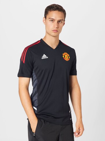 Maillot 'Manchester United Condivo 22' ADIDAS SPORTSWEAR en noir : devant