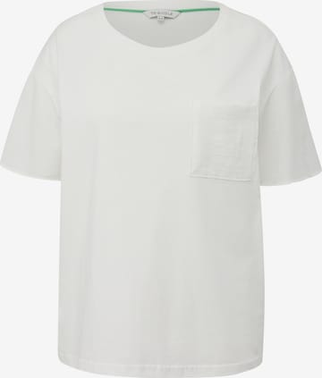 T-shirt TRIANGLE en blanc : devant