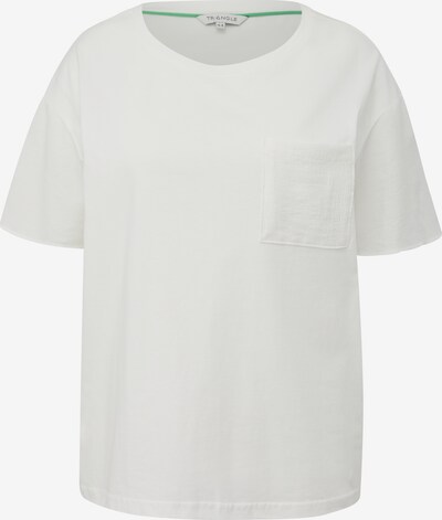TRIANGLE T-shirt en blanc naturel, Vue avec produit