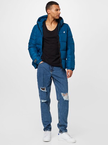 Superdry Winter Jacket in Blue